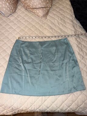 Daily Drills light blue silky skirt